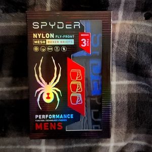 Sypder Nylon Fly Front Mesh Boxer Briefs. NEW.